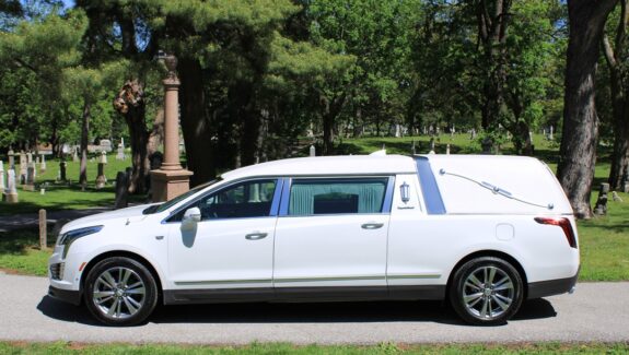 2026 White Cadillac XT5 S&S Medalist Hearse For Sale