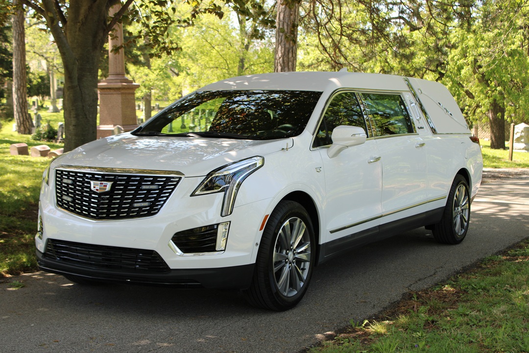 2026 White Cadillac XT5 S&S Medalist Hearse For Sale