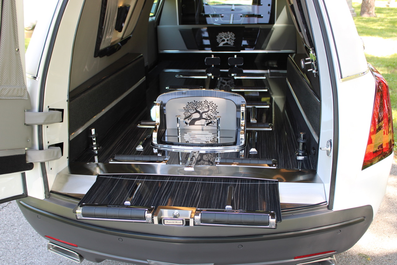 2026 Cadillac S&S Medalist Coach - White Hearse For Sale