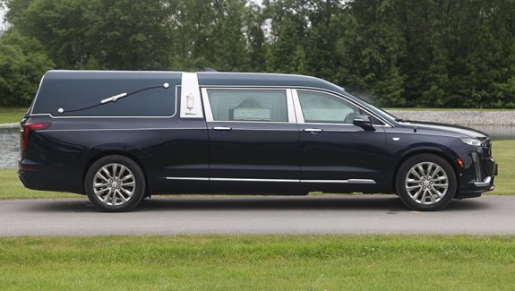 2023 S&S Victoria Coach - Dark Adriatic Blue Hearse For Sale